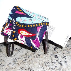 NWT Vera Bradley Campus Double ID Painted Paisley